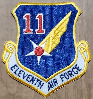 #ad 11th AIR FORCE PATCH USAF NOS Vintage COLOR FLIGHT DRESS ORIGINAL MINT MILITARY $9.99