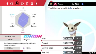 #ad Pokemon Sword and Shield 6iv Shiny Eevee FAST DELIVERY $1.99