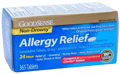 #ad GoodSense Allergy Relief Loratadine 10mg 365 Tablets Exp 02 25 like Claritin $14.50