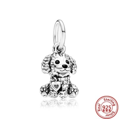 #ad Authentic 100% 925 Sterling Silver Diamond bears Charm for Bracelet or necklace $16.00