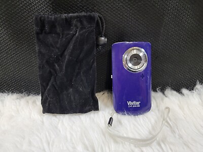 #ad Vivitar DVR 610 HD Digital Camcorder with Camera Purple Bundle $14.00