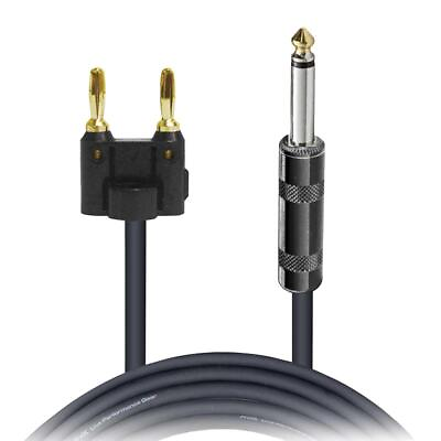 #ad ProX XC QB100 100FT 1 4quot; TS M to Banana 12 AWG Speaker Cable idjnow $79.99