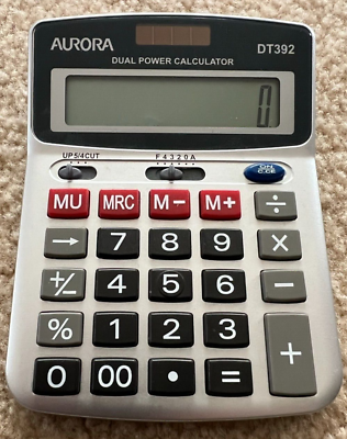 Aurora Electronics DT392 Dual Power Calculator $4.99