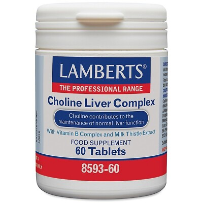 #ad Lamberts Choline Liver Complex Tablets 60 BBE 10 2025 $45.49