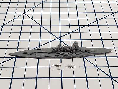 #ad Battleship Kongo IJN Wargaming Axis and Allies Naval Miniature Vict $8.00