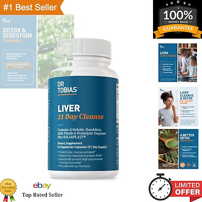 #ad Liver Cleanse amp; Gut Health Detox 21 Day Cleanse with Milk Thistle amp; Dandelion $44.79