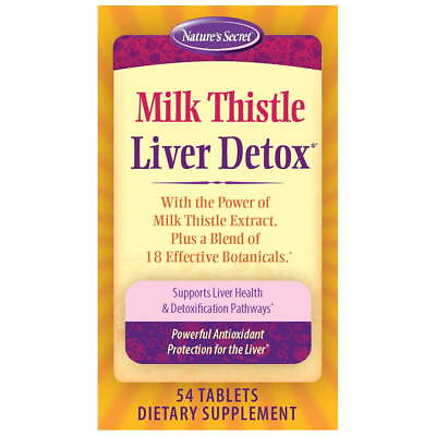 #ad Irwin Naturals Milk Thistle Liver Detox Detoxifying Cleanse Tablets 54 Count $34.01
