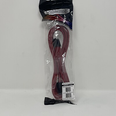 CableMod C Series PRO ModMesh 8 Pin PCIe Cable for ASUS and Seasonic Red $28.00