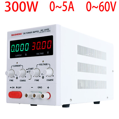 #ad 300W 0 60V 5A adjustable DC regulated power supply Constant for RF amplifier $147.25