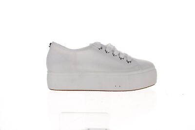 #ad Steve Madden Womens Elore White Fashion Sneaker Size 6.5 1790644 $11.99