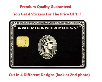 #ad Credit Card Skin Sticker Cover Decal Sticker Premium 3M Wrap Skin 4 in 1 $4.20