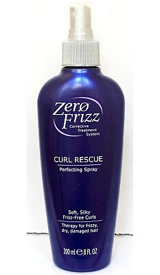 #ad Zero Frizz CURL RESCUE Perfecting Spray Frizzy Dry amp; Damaged Hair 8 fl oz $18.99