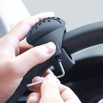 #ad 1Pc Car Steering Wheel Booster Spinner Knob 360° Rotation Power Handle Ball Tool AU $15.82