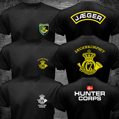 #ad New Dansk Danish Denmark Hunter Corps Special Forces Jaeger Jægerkorpset T shirt $22.99