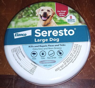 #ad SERESTO by Elanco LARGE DOG Flea amp; Tick Collar Lasts 8 months Bayer USA $19.19