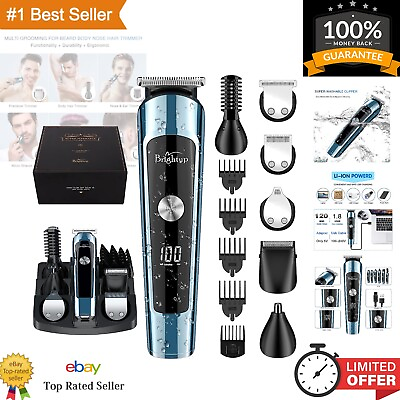 #ad Beard Trimmer Waterproof Beard Trimming Kit with Electric Razor Hair Clippe... $60.74