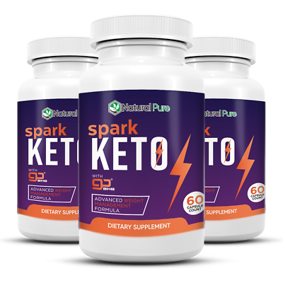 #ad Official Spark Keto Pills BHB Ketones k3 Mineral Supplement 3 Pack $27.55