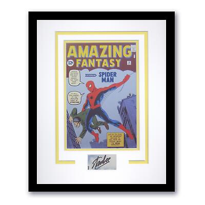 #ad Stan Lee quot;Spider Manquot; SIGNED #x27;Amazing Fantasy #15#x27; Photo Framed 11x14 Display $1500.00