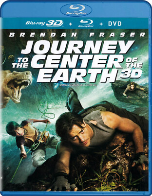 #ad Journey To The Center Of The Earth Blu ray 3D New Blu $12.99