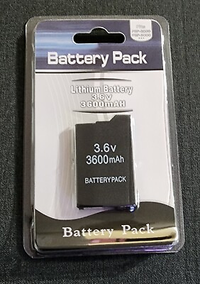 #ad 3600mAh Rechargeable Replacement Battery For Sony PSP Slim 2000 2001 2006 3000 $4.79