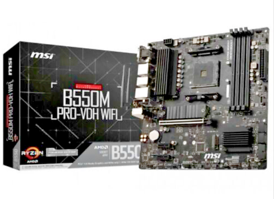#ad MSI PRO B550M PRO VDH WIFI AM4 AMD B550 SATA 6Gb s Micro ATX AMD Motherboard $112.98