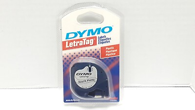 #ad DYMO Refill White Plastic Cartridge. 1 2quot; 91331 LetraTag LT $8.95