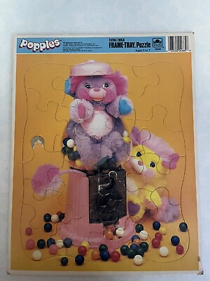 #ad Popples Puzzle 1987 $17.00