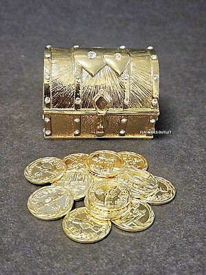#ad Gold Wedding Arras Treasure Box Set 13 Unity Coins Bridal Arras De Boda Oro $29.95