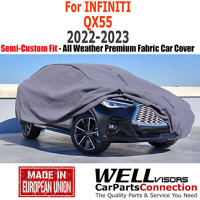 #ad WellVisors Durable Outdoor All Weather Car Cover For 2022 2024 INFINITI QX55 SUV $99.99