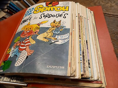 #ad Spirou Year 1982 The No ° 2281 To No ° 2299 And 2301 2302 2303 20304 2306 2307 C $79.76
