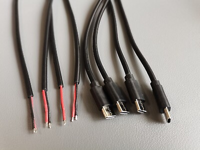 #ad 10 pcs Type C Male Plug DIY Cable 20AWG 30cm $17.59