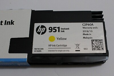 #ad 🌟 Genuine HP 951 Yellow Ink Cartridge Exp: 10 2018 $16.98