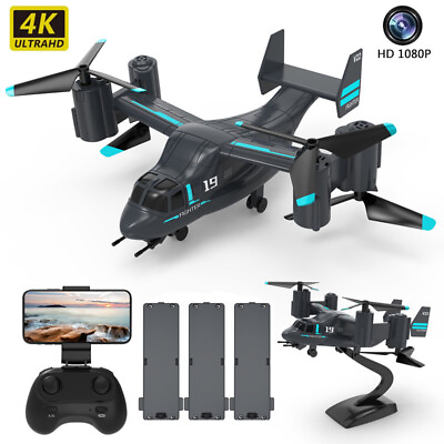 #ad LM19 Camera Drone 4K 2.4GHz 1080P HD Band WiFi Quadcopter Altitude Hold RC Helic $80.72