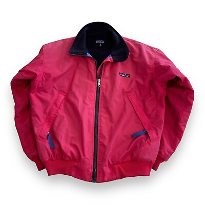 #ad Size 8 vtg Patagonia Chardo Synchilla Fleece Jacket Pink Made in USA 28129 $49.00