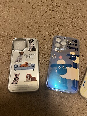 #ad Apple iPhone 13 Pro Max Dogamp;sheep Case Used Pack Of 3 $18.00
