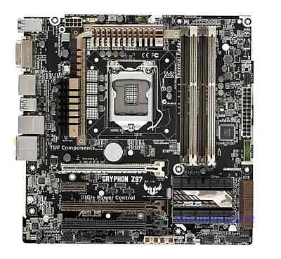 #ad ASUS Motherboard GRYPHON Z97 WITH INTEL CORE I7 4790K32GB RAMAIO EXCELLENT $169.00