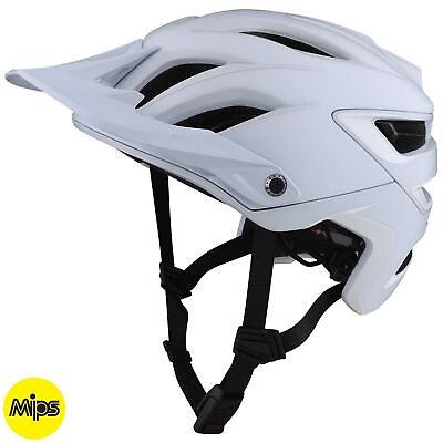 #ad Troy Lee Designs A3 MIPS Helmet TLD Cycling Mountain Bike MTB XC Uno White $279.99