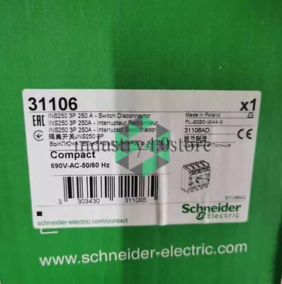 #ad SCHNEIDER ELECTRIC COMPACT INS250 SWITCH DISCONNECTOR 31106 $477.00