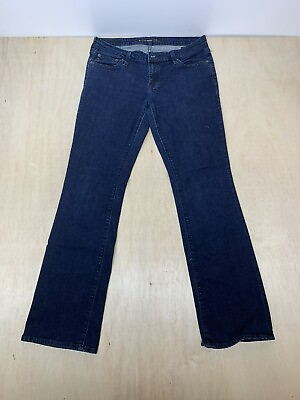 #ad Big Star Pride Jeans Womans 31L Dark Wash Low Rise Boot Cut Denim 32x32 $19.98