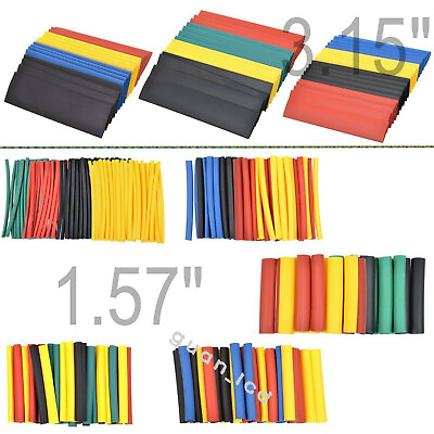 #ad Heat Shrink Tube Assorted Insulation Shrinkable Tube Wire Cable Sleeve 328pc CA $5.27