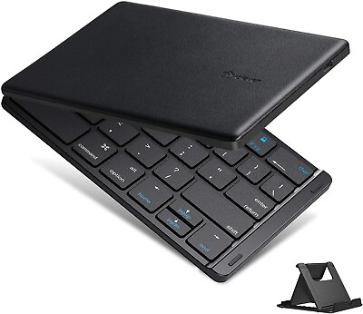 #ad iClever BK06 Mate Foldable Bluetooth Keyboard Wireless Portable Keyboard Pock $17.99