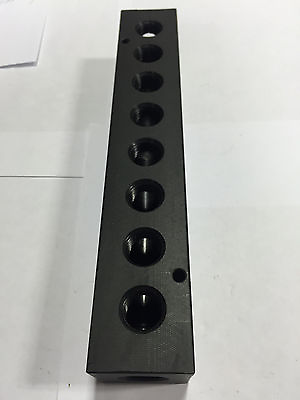 #ad Polypropylene air manifold 8 outlets 2 inlets 1 2 NPT inlets 3 8 NPT outlets $42.00