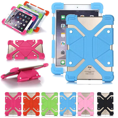#ad For 10quot; 10.1quot; inch Tablet Universal Case Adjustable Shockproof Silicone Cover LA $11.95