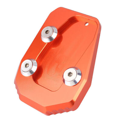 #ad For Yamaha MT09 2013 2014 15 16 Orange Kickstand Side Foot Stand Extension Pad GBP 9.99