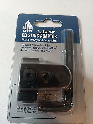 #ad UTG® Picatinny Keymod Adaptor for QD Sling Swivel TL SWPK01 NEW $14.40