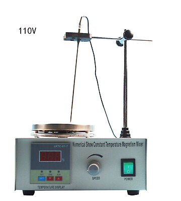 #ad TECHTONGDA Lab Supply 85 2 Magnetic Stirrer Hot Plate Digital Heating Mixer 110V $92.00