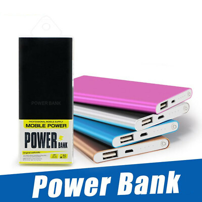 Ultra Thin 10000mAh Portable External Battery Charger Power Bank for Cell Phone $13.99