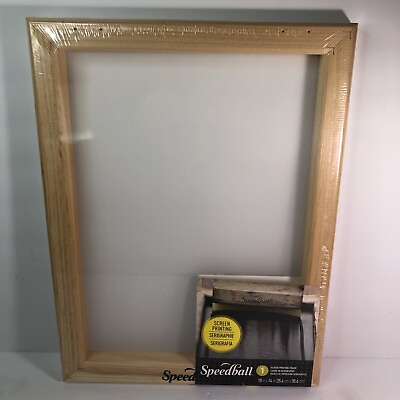 #ad Speedball Screen Printing Frame With Fabric Mesh Wood 10x14quot; Sealed NEW $13.99