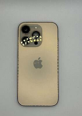 #ad iPhone 14 Pro Gold Back Housing Replacement W Small Part OEM Grade A $145.00