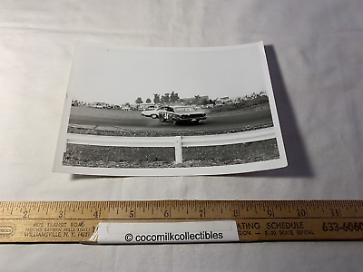 #ad 1964 Photo Watkins Glen Race NY NASCAR Race #34 Wendell Scott Dave Pearson Crash $46.49